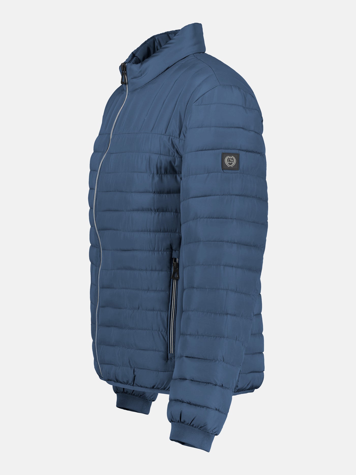 Quilted jacket, wind and water repellent, lined