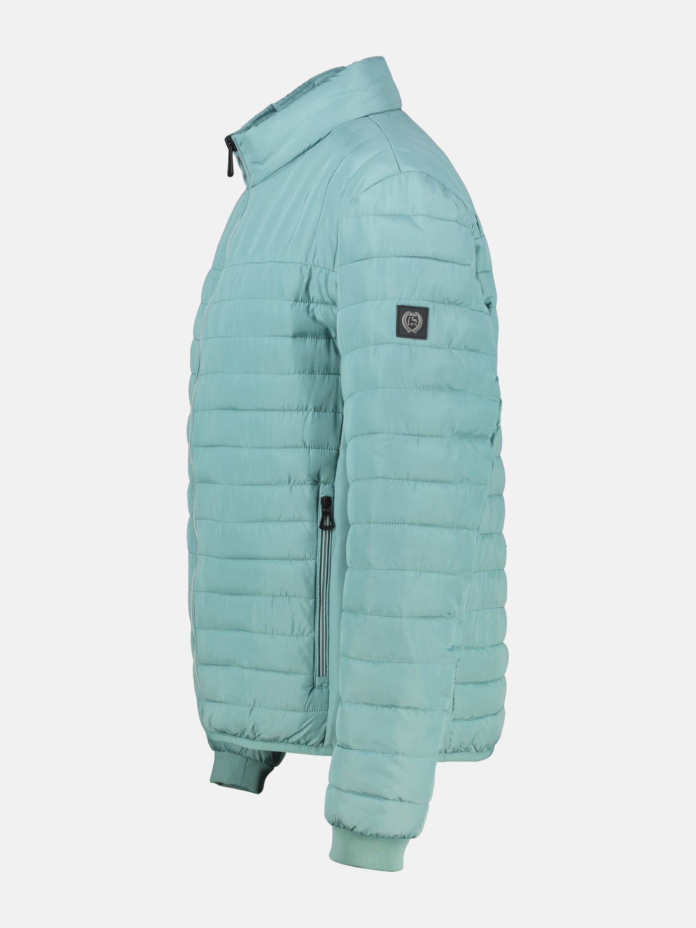 Quilted jacket, wind and water repellent, lined