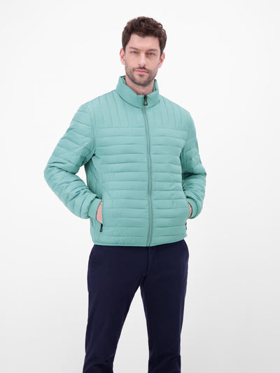 Quilted jacket, wind and water repellent, lined