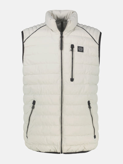 Steppweste mit Fütterung, sportiv geschnitten - LERROS