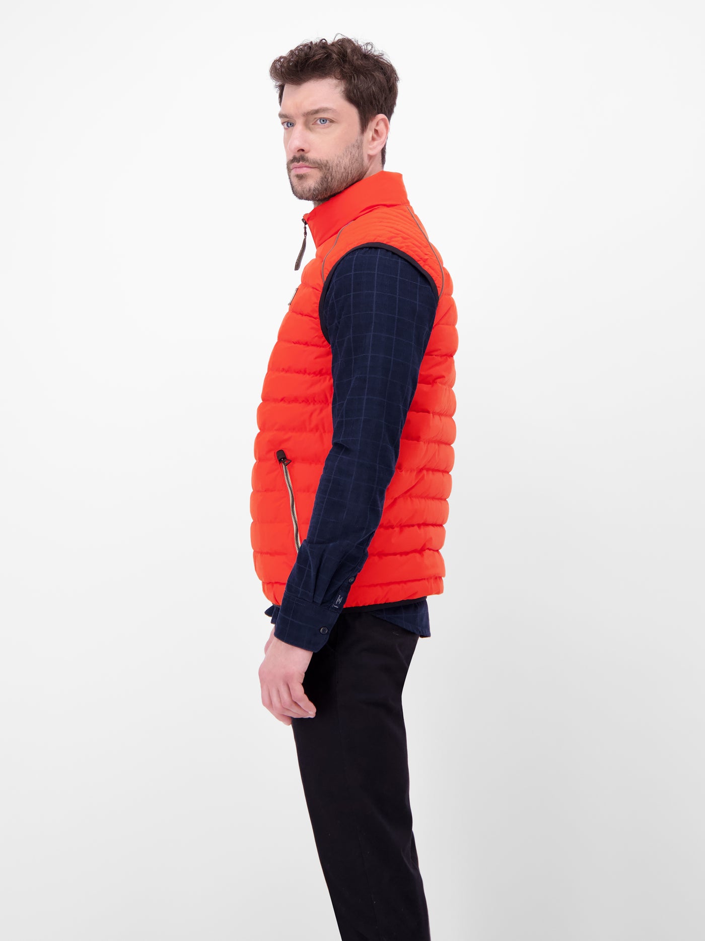 Steppweste mit Fütterung, sportiv geschnitten - LERROS