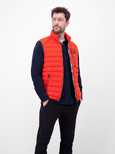 Steppweste mit Fütterung, sportiv geschnitten - LERROS