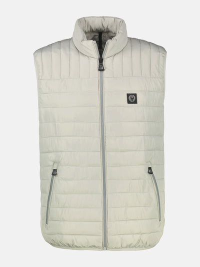 Men's quilted vest, lightly lined
