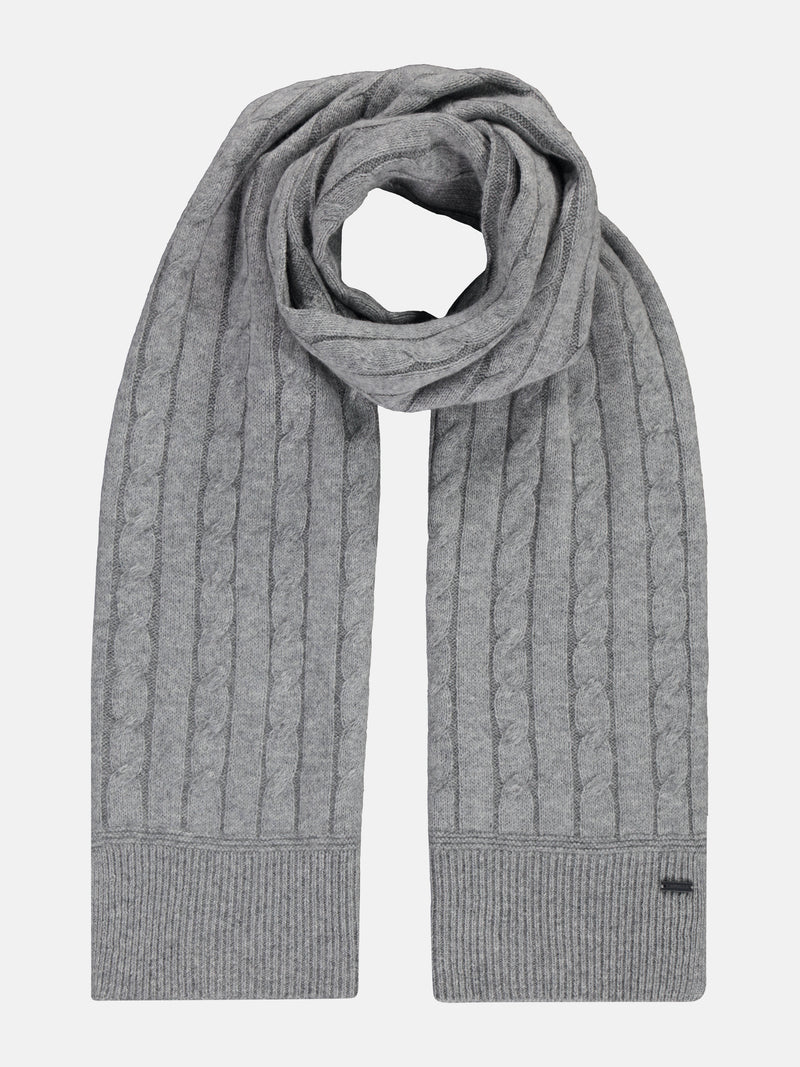 Herren Strickschal mit Kaschmiranteil - LERROS