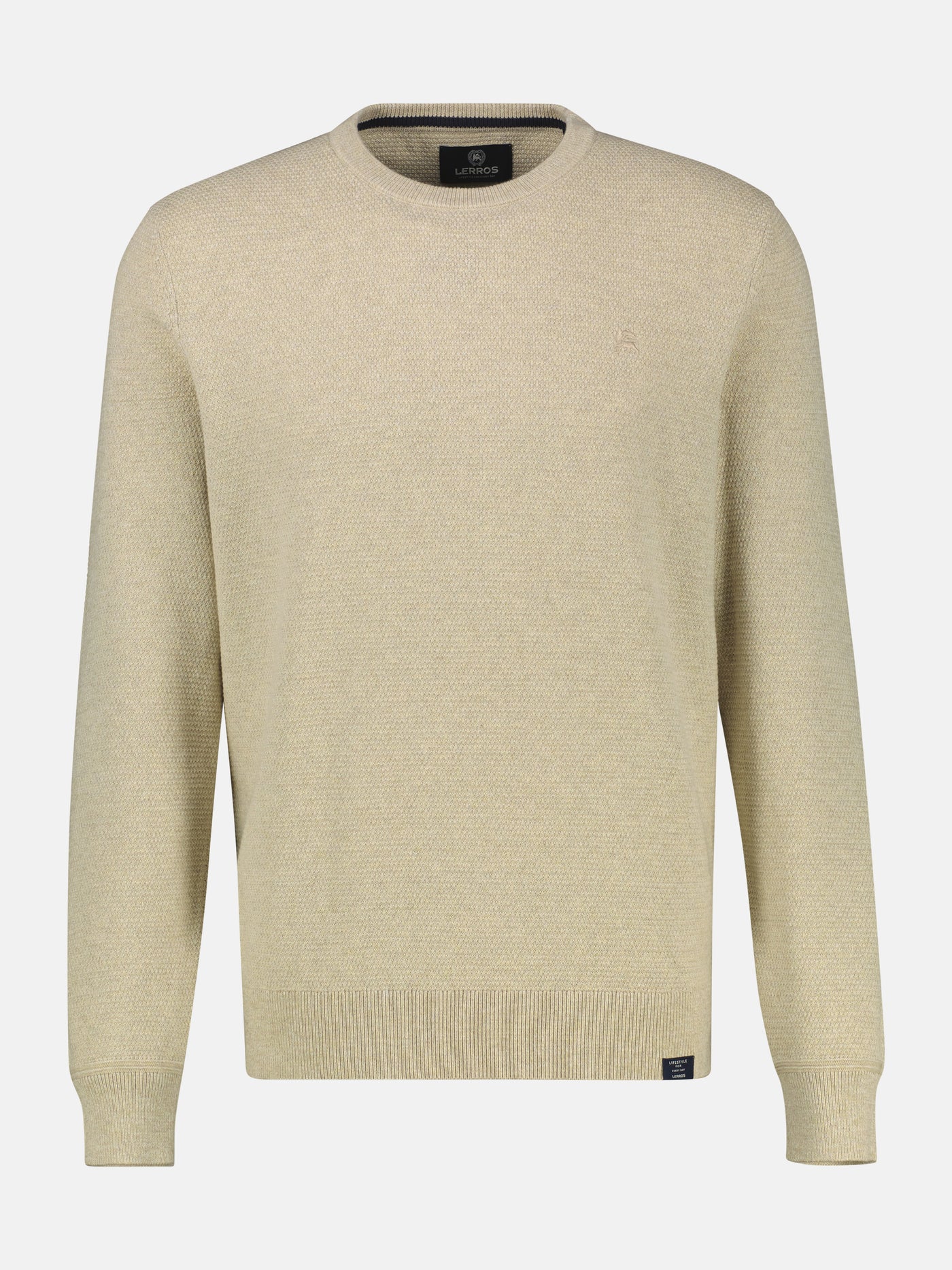 Herren Strickpullover in Twist-Struktur - LERROS