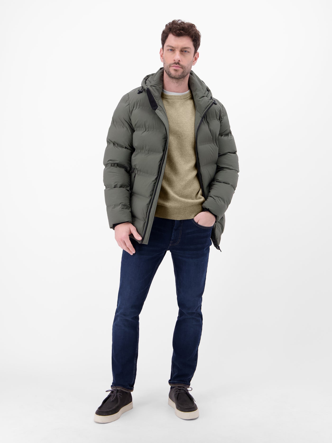 Herren Strickpullover in Twist-Struktur - LERROS