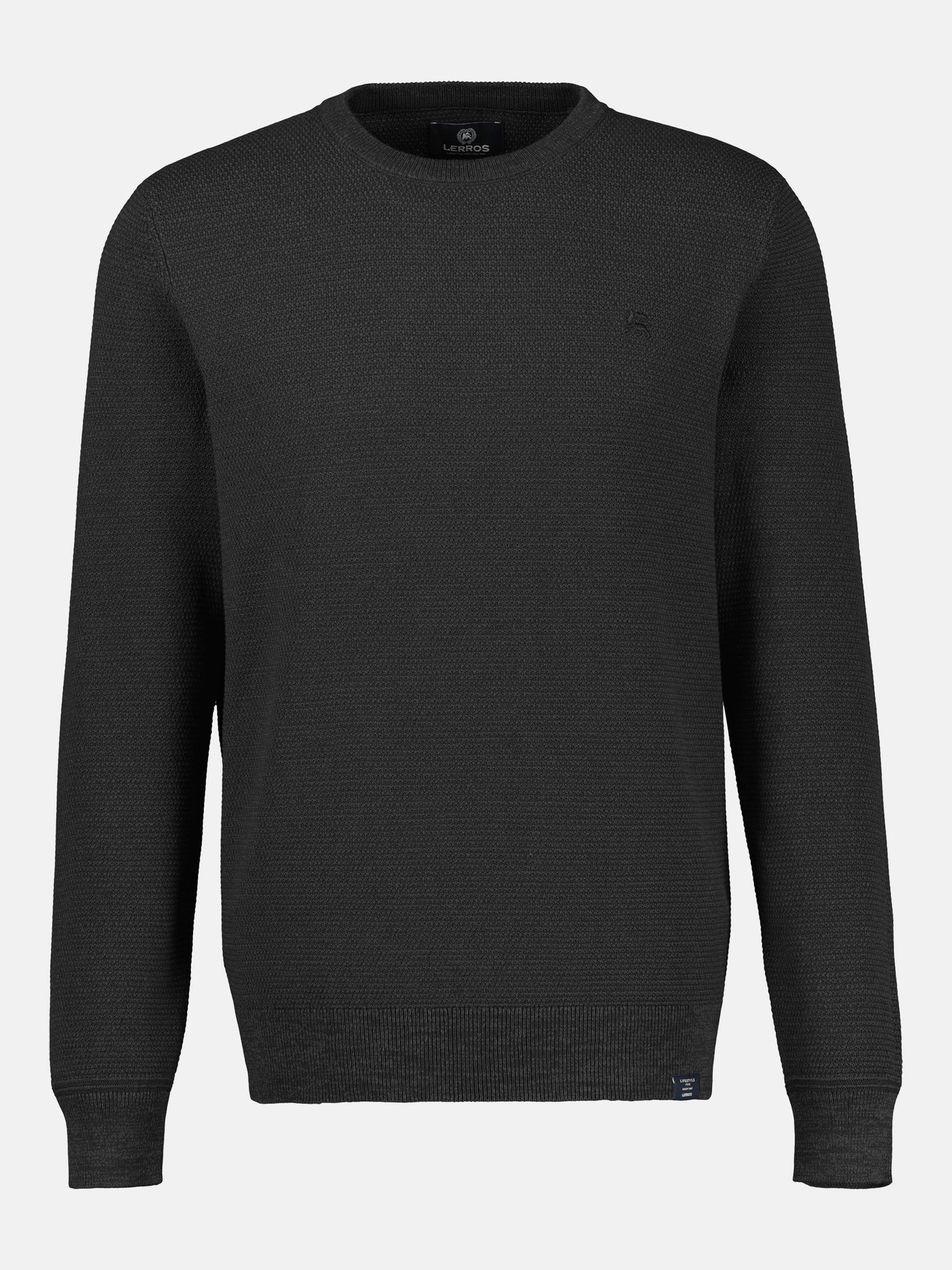 Herren Strickpullover in Twist-Struktur - LERROS