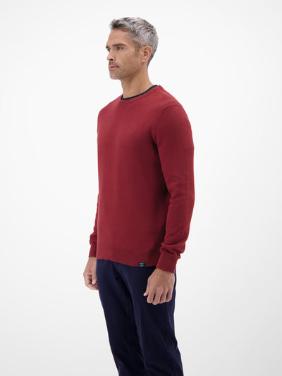 Herren Strickpullover in Twist-Struktur - LERROS