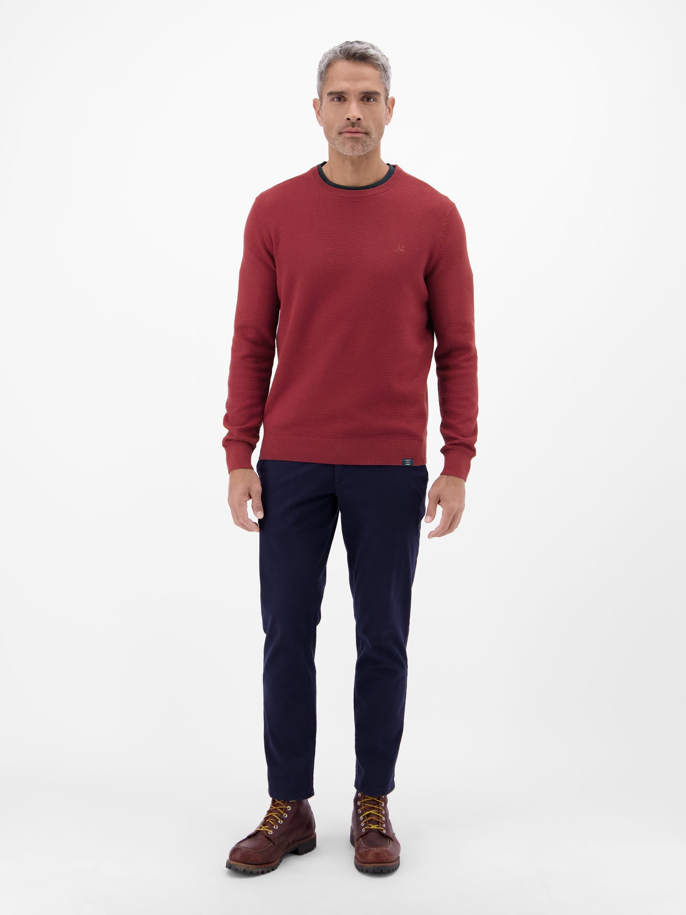Herren Strickpullover in Twist-Struktur - LERROS