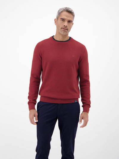 Herren Strickpullover in Twist-Struktur - LERROS
