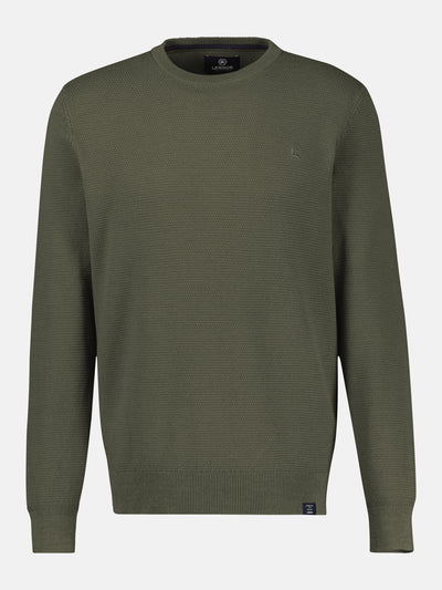 Herren Strickpullover in Twist-Struktur - LERROS