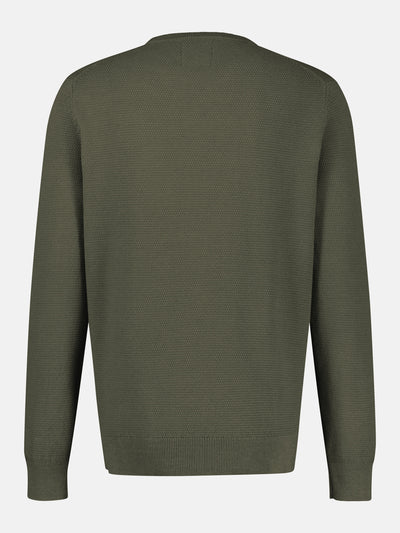 Herren Strickpullover in Twist-Struktur - LERROS