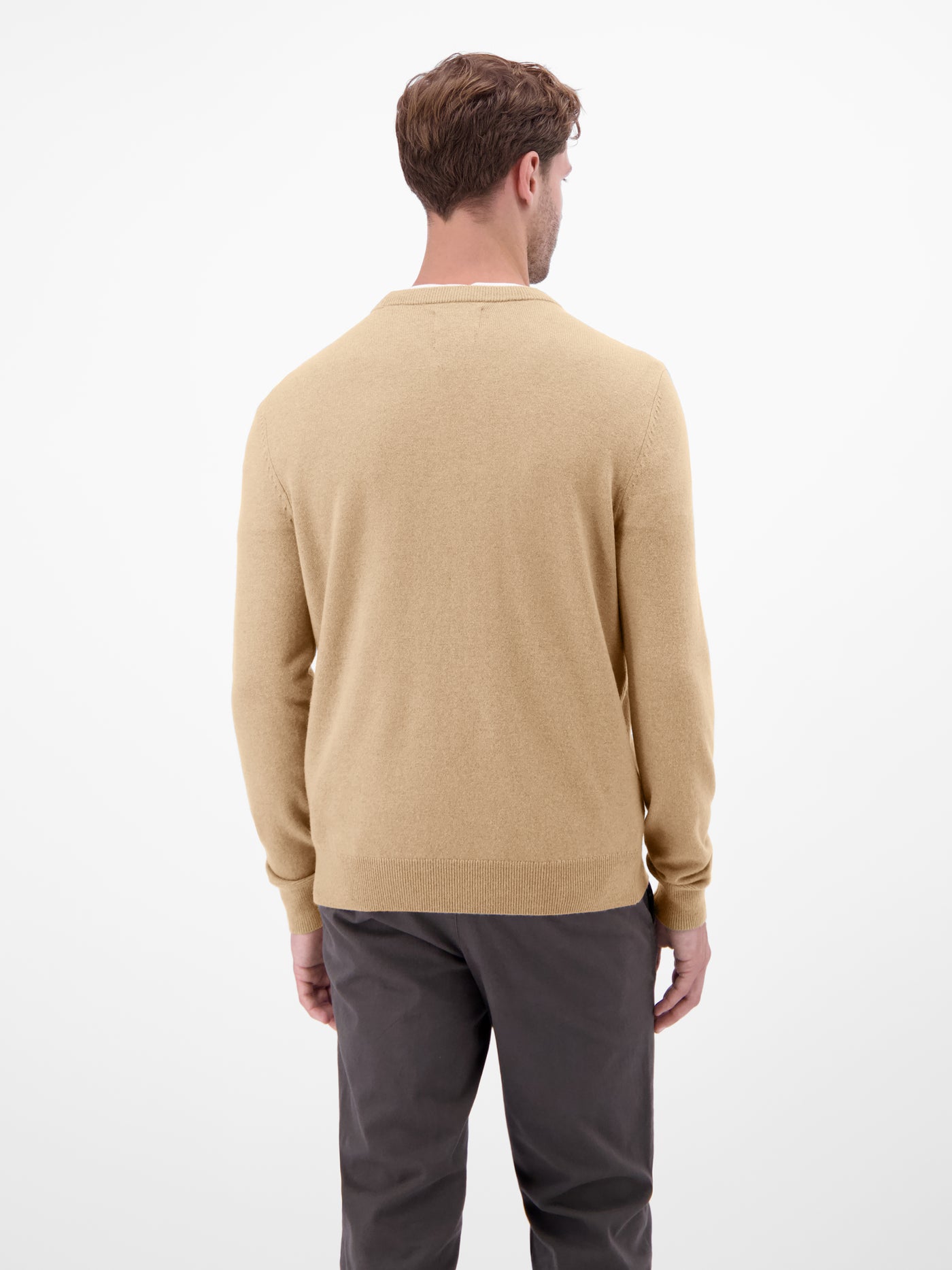 Strickpullover aus  Schurwoll-Kaschmir-Mix, stilvoll und entspannt - LERROS