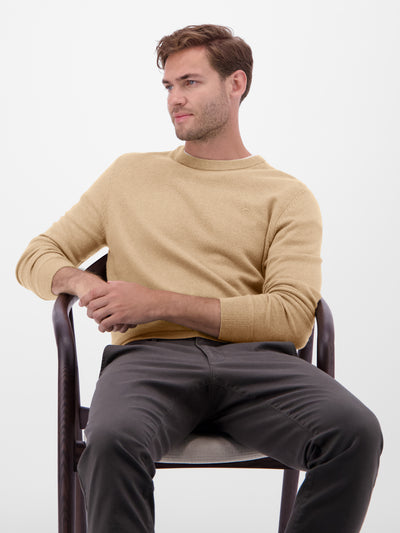 Strickpullover aus  Schurwoll-Kaschmir-Mix, stilvoll und entspannt - LERROS