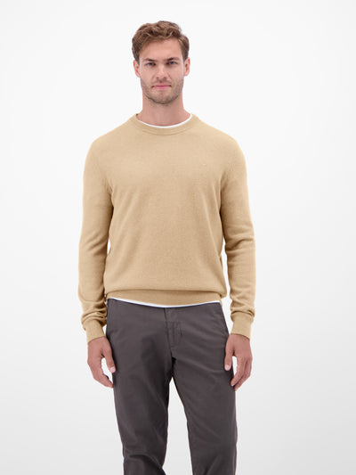 Strickpullover aus  Schurwoll-Kaschmir-Mix, stilvoll und entspannt - LERROS