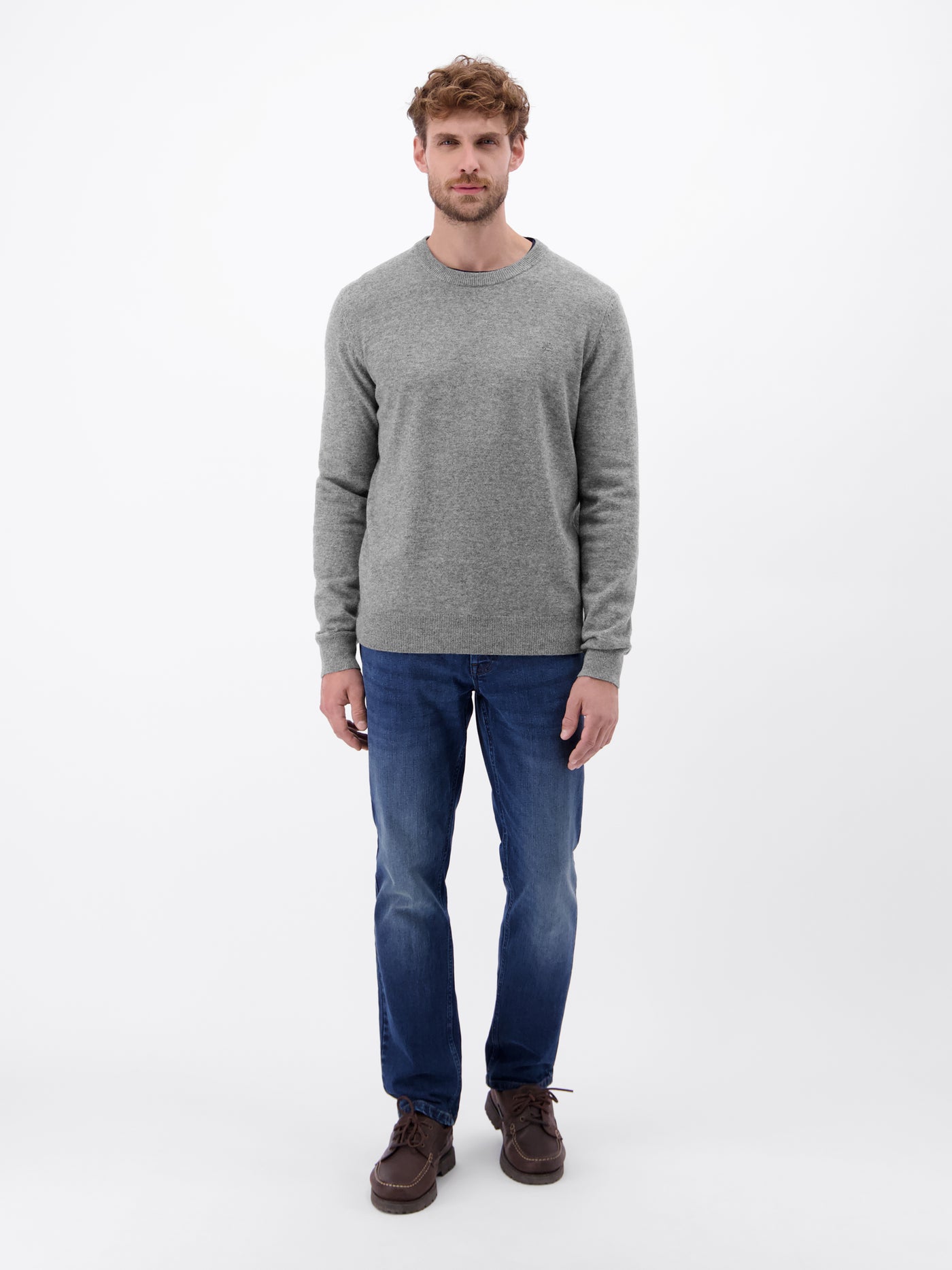 Strickpullover aus  Schurwoll-Kaschmir-Mix, stilvoll und entspannt - LERROS