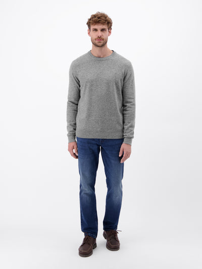 Strickpullover aus  Schurwoll-Kaschmir-Mix, stilvoll und entspannt - LERROS