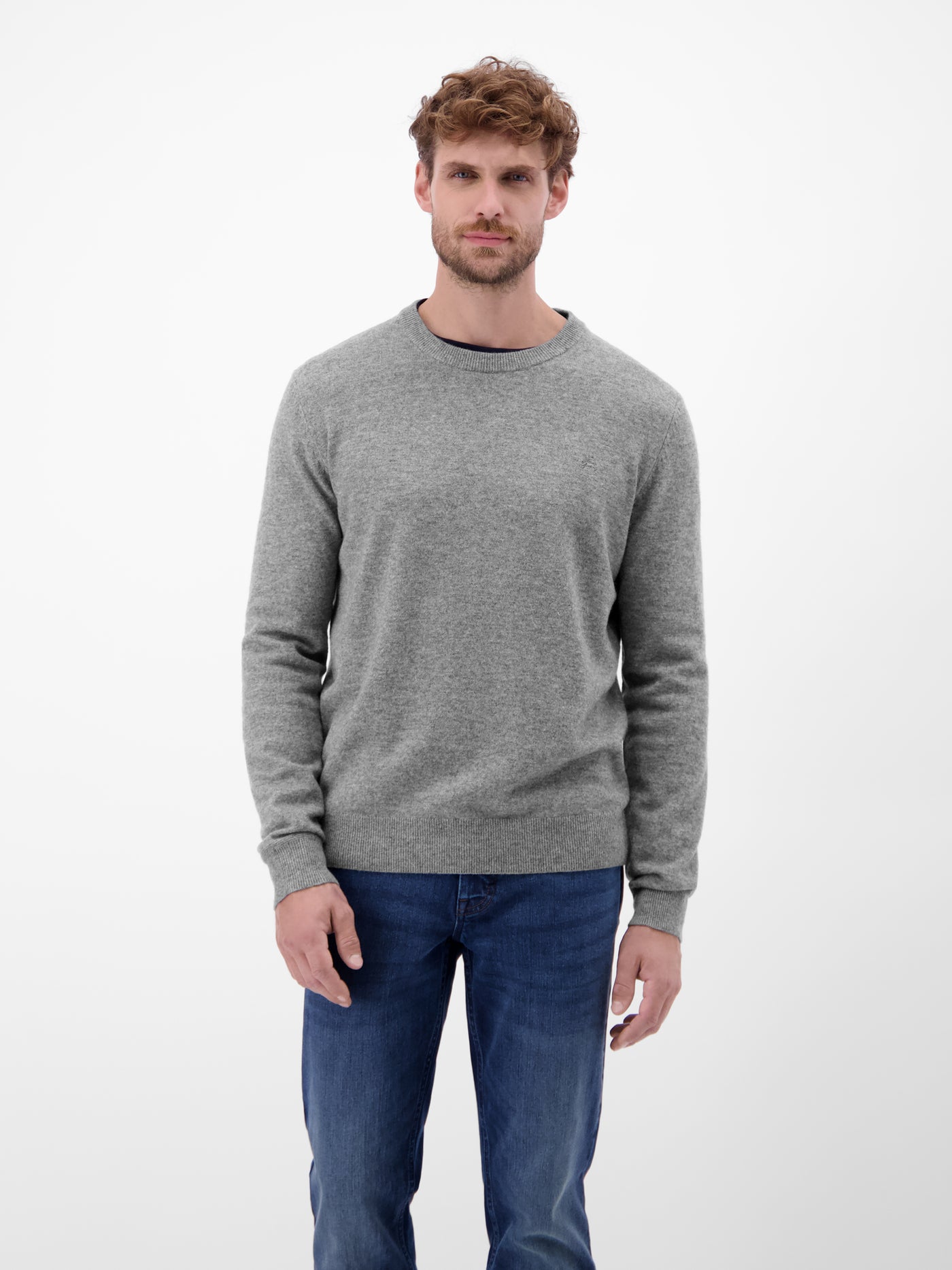 Strickpullover aus  Schurwoll-Kaschmir-Mix, stilvoll und entspannt - LERROS