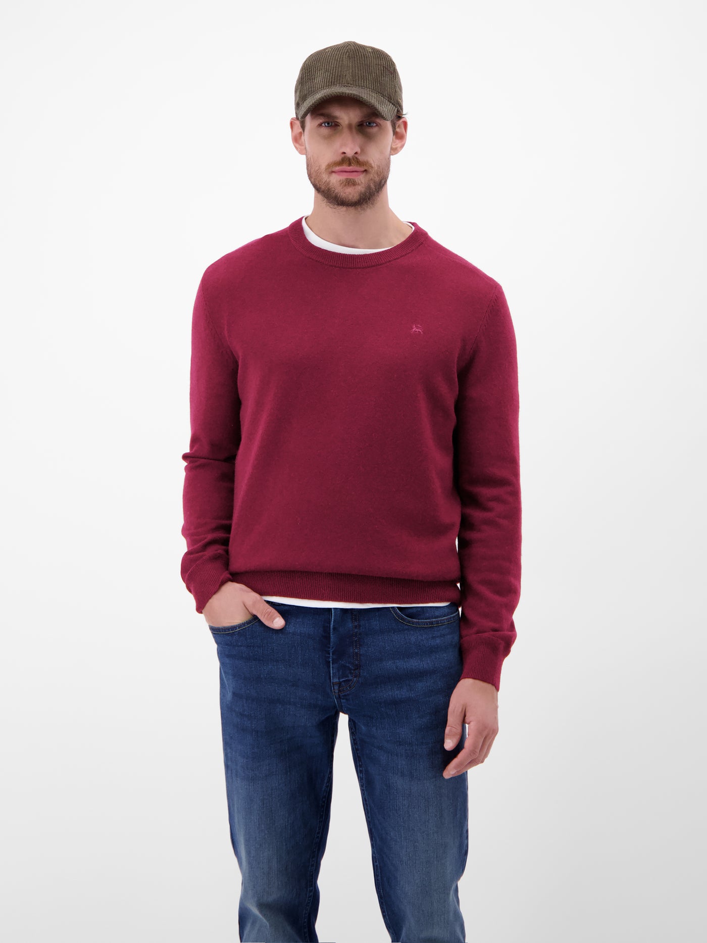 Strickpullover aus  Schurwoll-Kaschmir-Mix, stilvoll und entspannt - LERROS