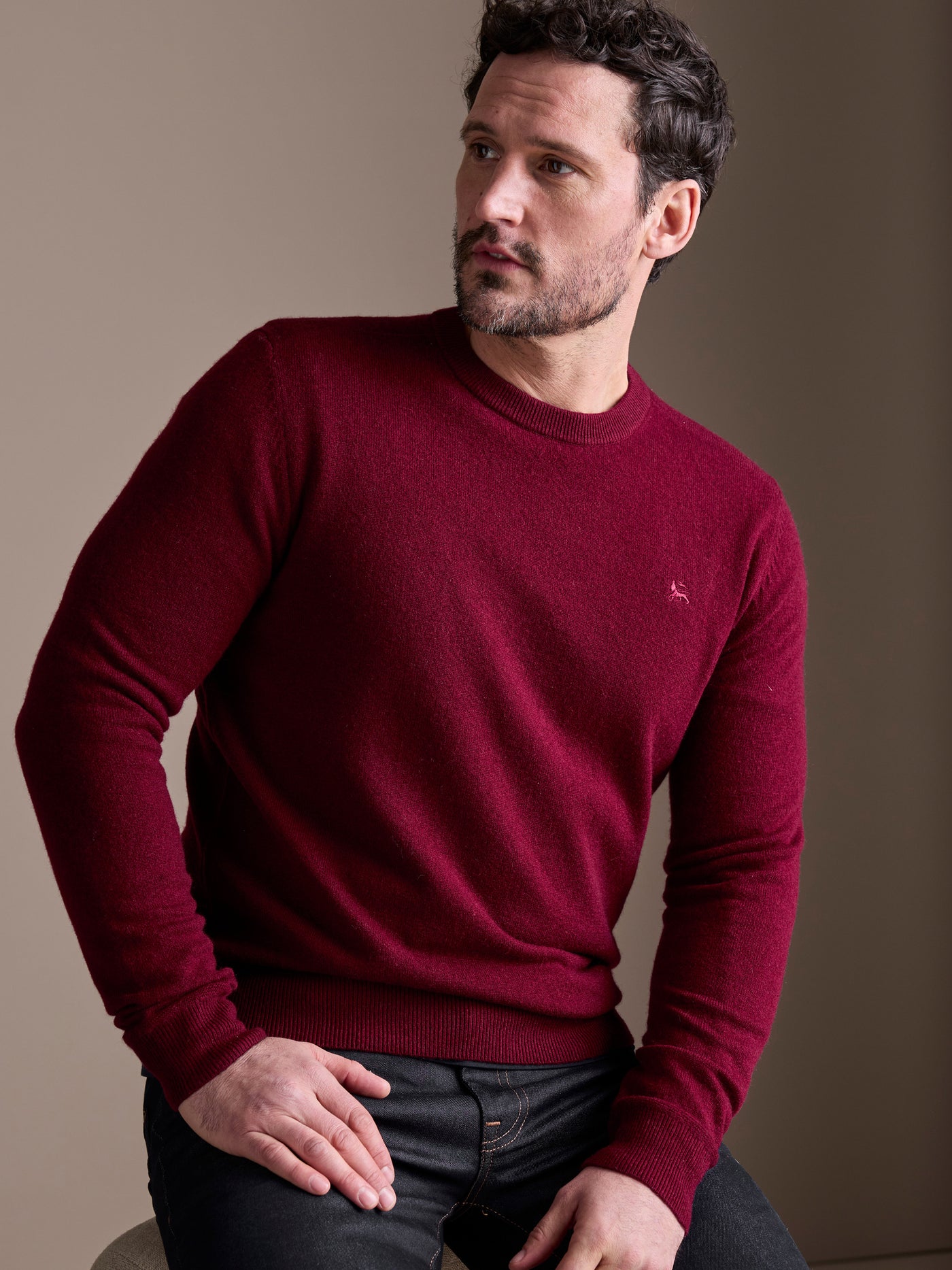 Strickpullover aus  Schurwoll-Kaschmir-Mix, stilvoll und entspannt - LERROS