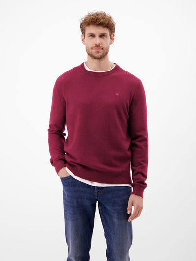 Strickpullover aus  Schurwoll-Kaschmir-Mix, stilvoll und entspannt - LERROS