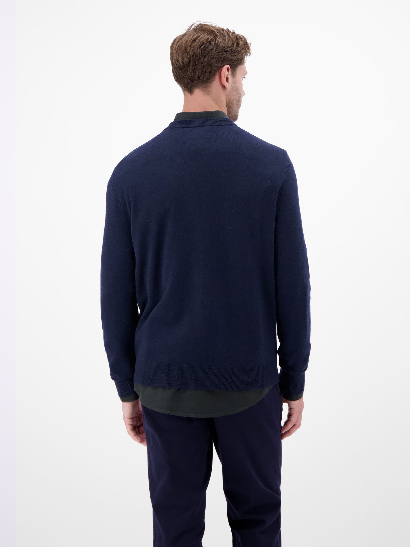 Strickpullover aus  Schurwoll-Kaschmir-Mix, stilvoll und entspannt - LERROS