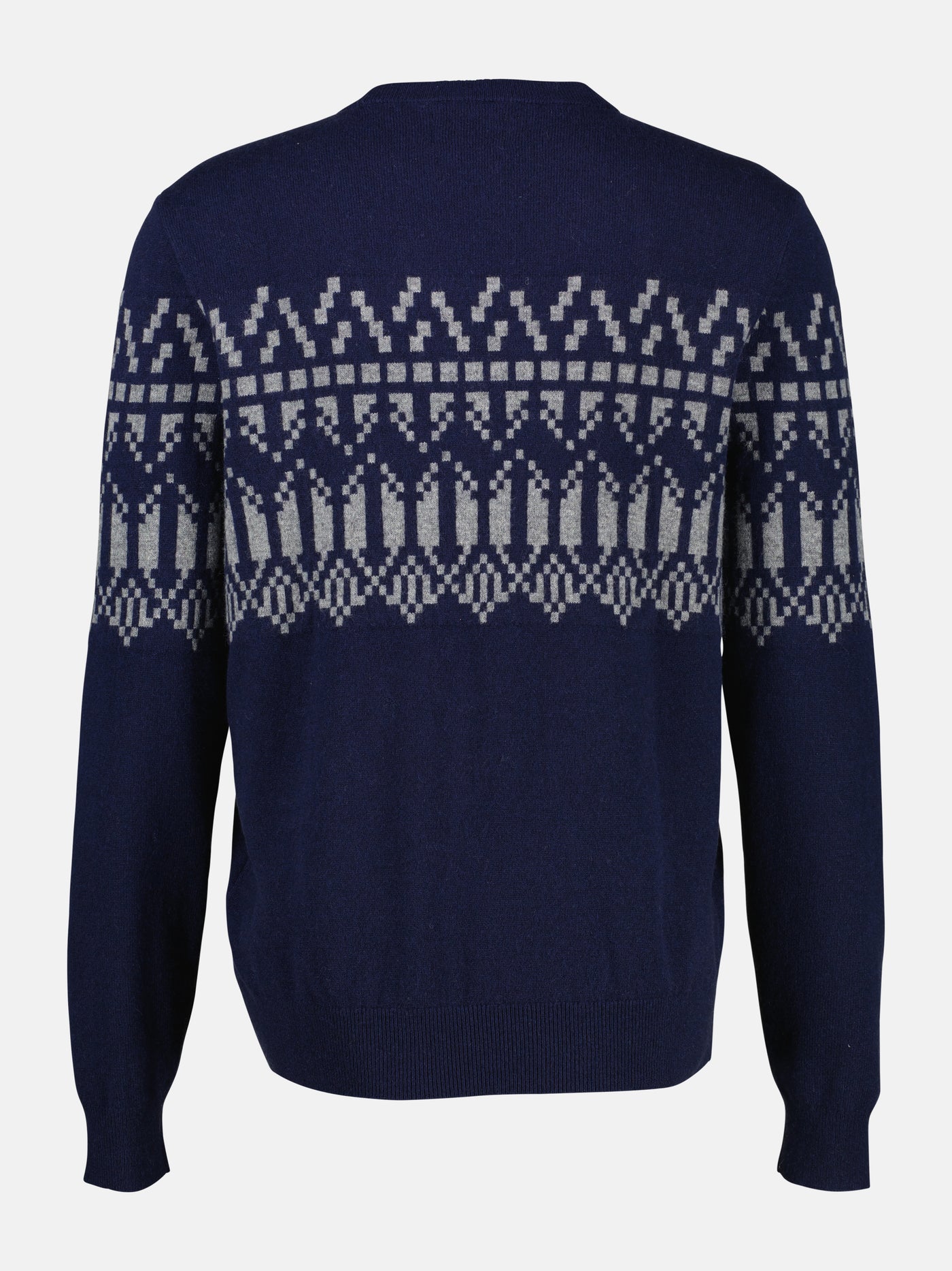 Herren Strickpullover aus Woll-Kaschmir-Mix, skandinavisch inspiriert - LERROS