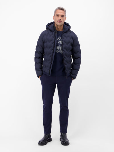 Herren Strickpullover aus Woll-Kaschmir-Mix, skandinavisch inspiriert - LERROS