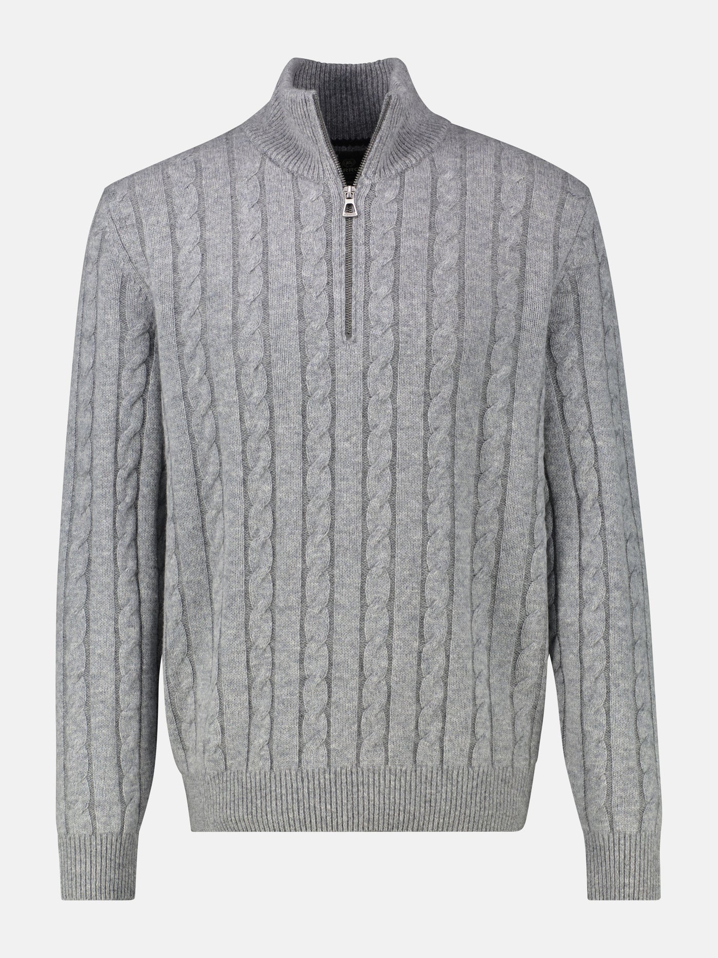 Troyer mit Zopfmuster aus Woll-Kaschmir-Mix-Klassik trifft Coolness - LERROS