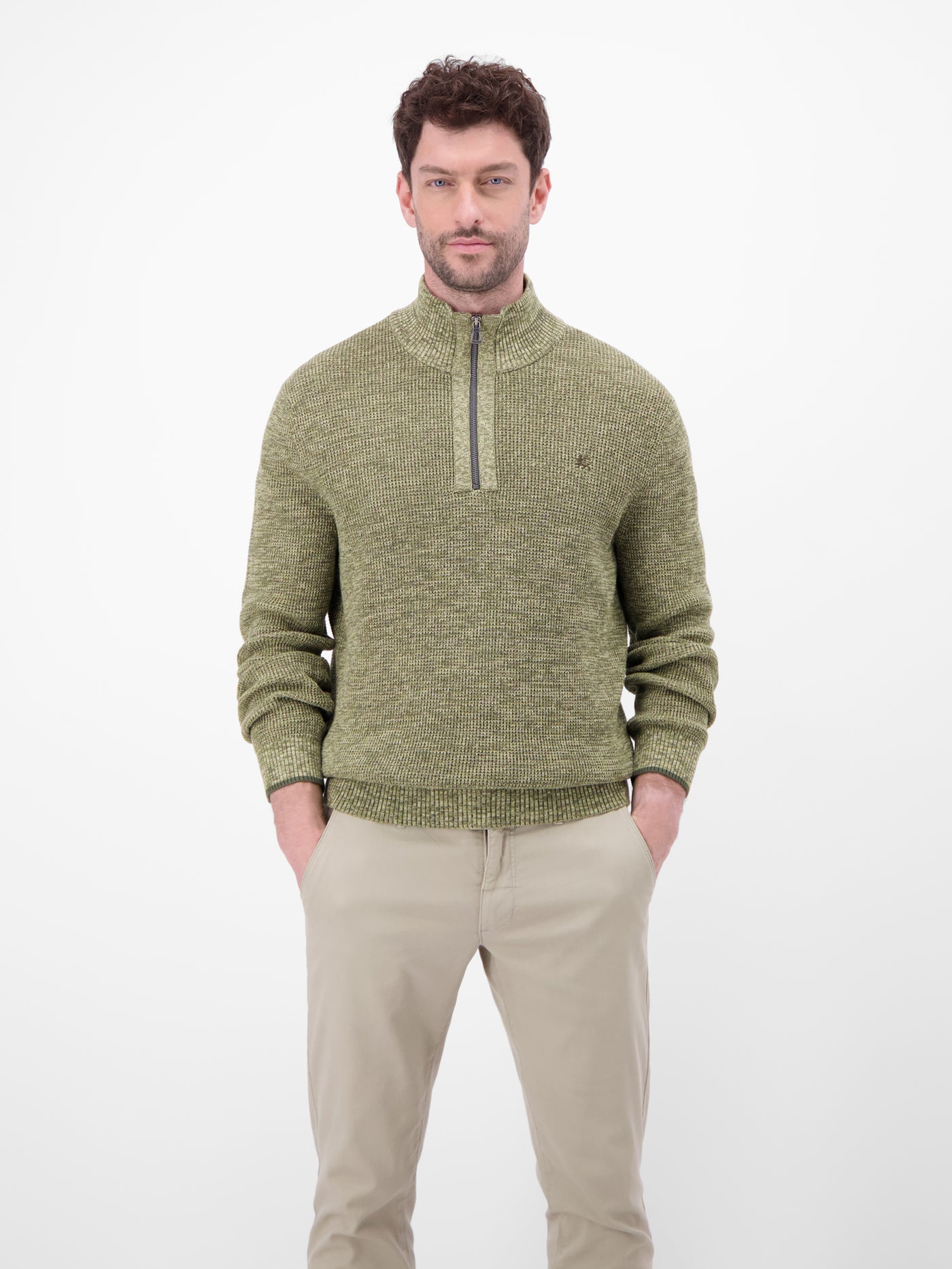 Herren Troyer in Twist-Struktur - LERROS