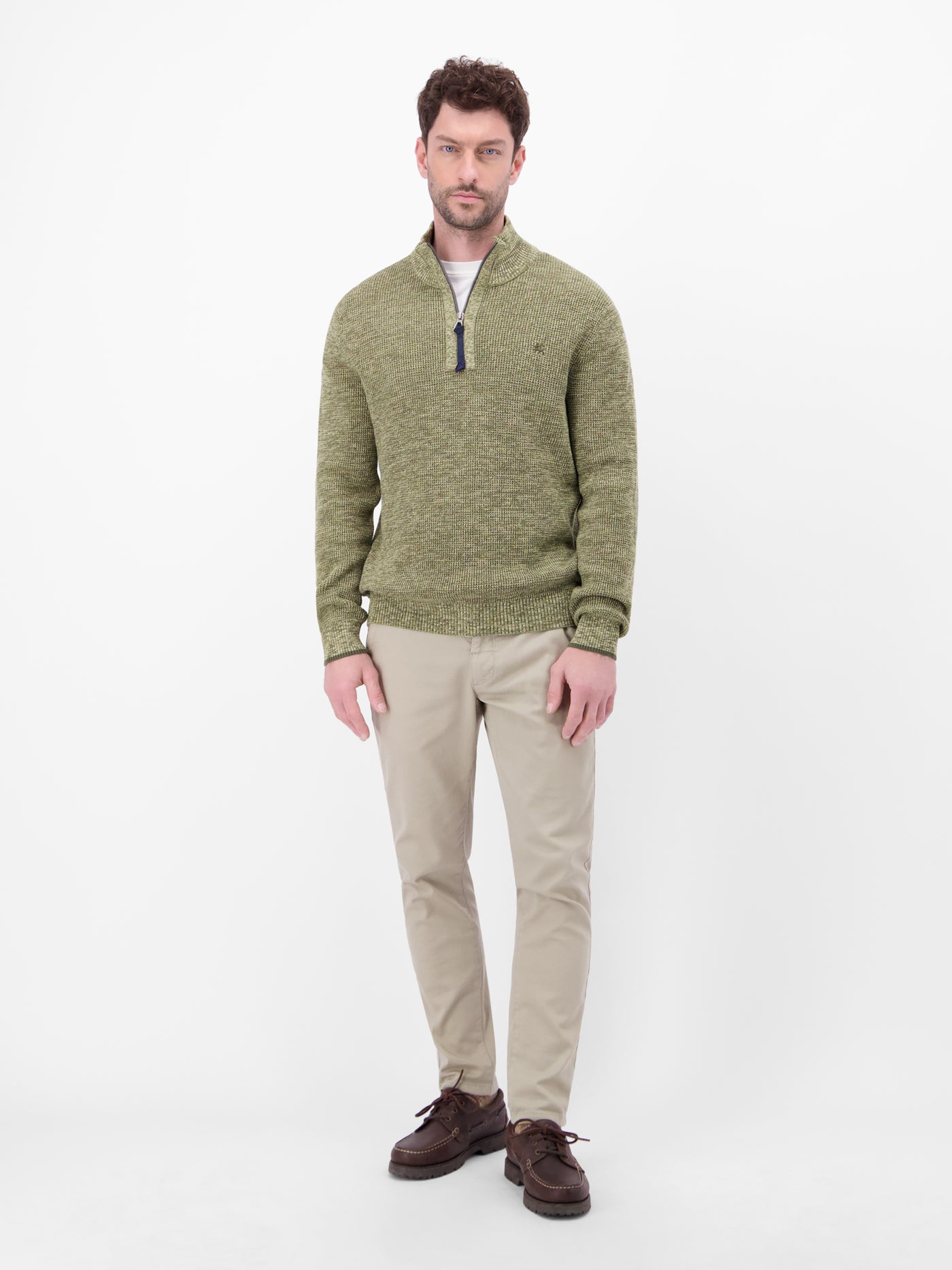 Herren Troyer in Twist-Struktur - LERROS