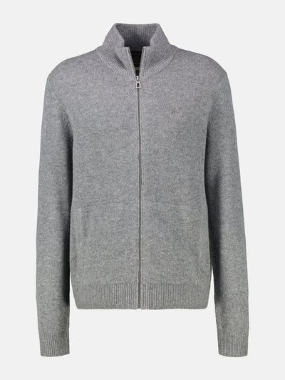 Strickjacke aus  Schurwoll-Kaschmir-Mix, stilvoll und lässig - LERROS