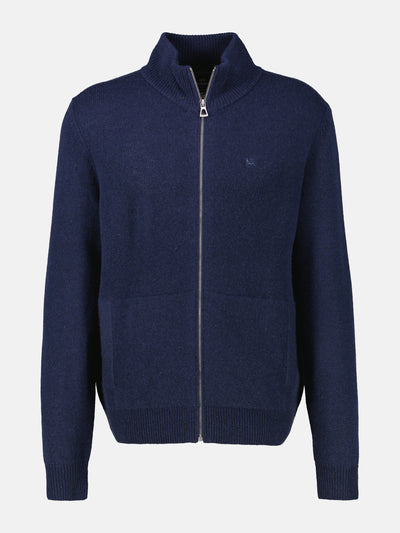 Strickjacke aus  Schurwoll-Kaschmir-Mix, stilvoll und lässig - LERROS