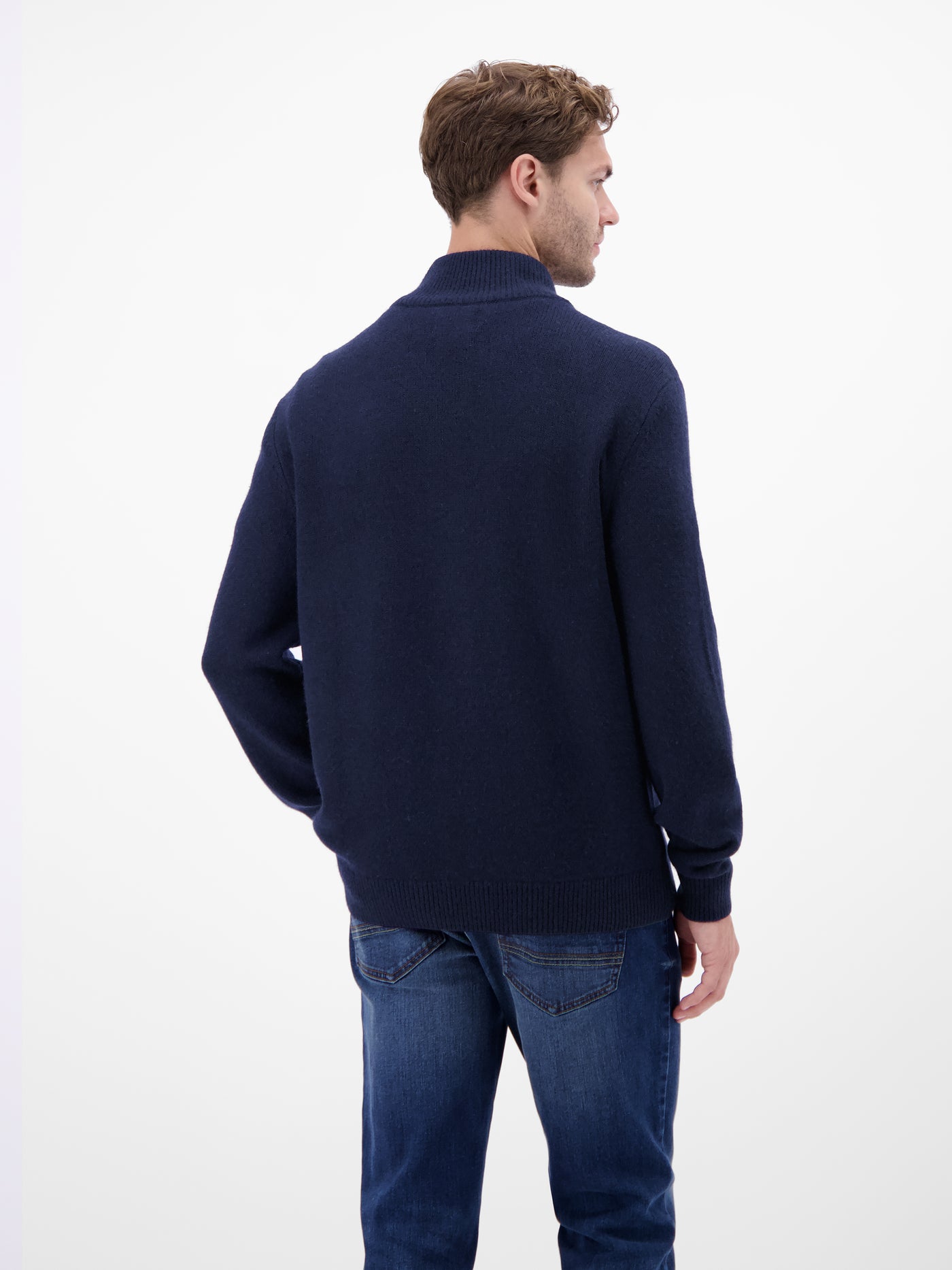 Strickjacke aus  Schurwoll-Kaschmir-Mix, stilvoll und lässig - LERROS