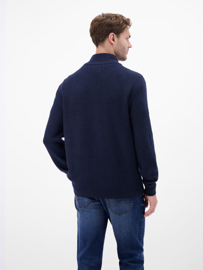 Strickjacke aus  Schurwoll-Kaschmir-Mix, stilvoll und lässig - LERROS