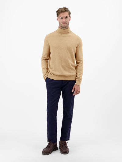 Herren Rollkragenpullover aus Woll-Kaschmir-Mix – lässige Optik, wärmender Tragekomfort - LERROS