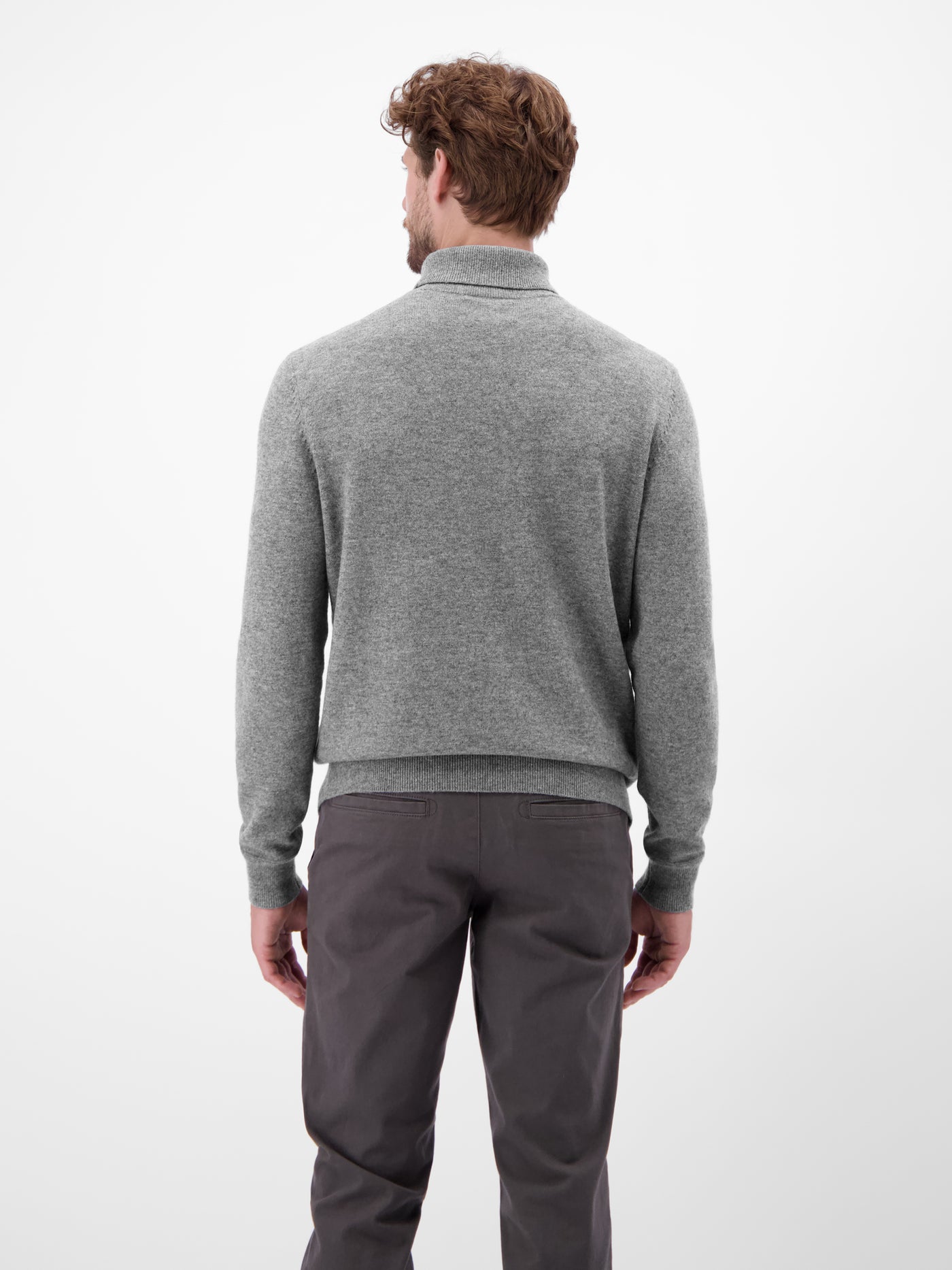 Herren Rollkragenpullover aus Woll-Kaschmir-Mix – lässige Optik, wärmender Tragekomfort - LERROS