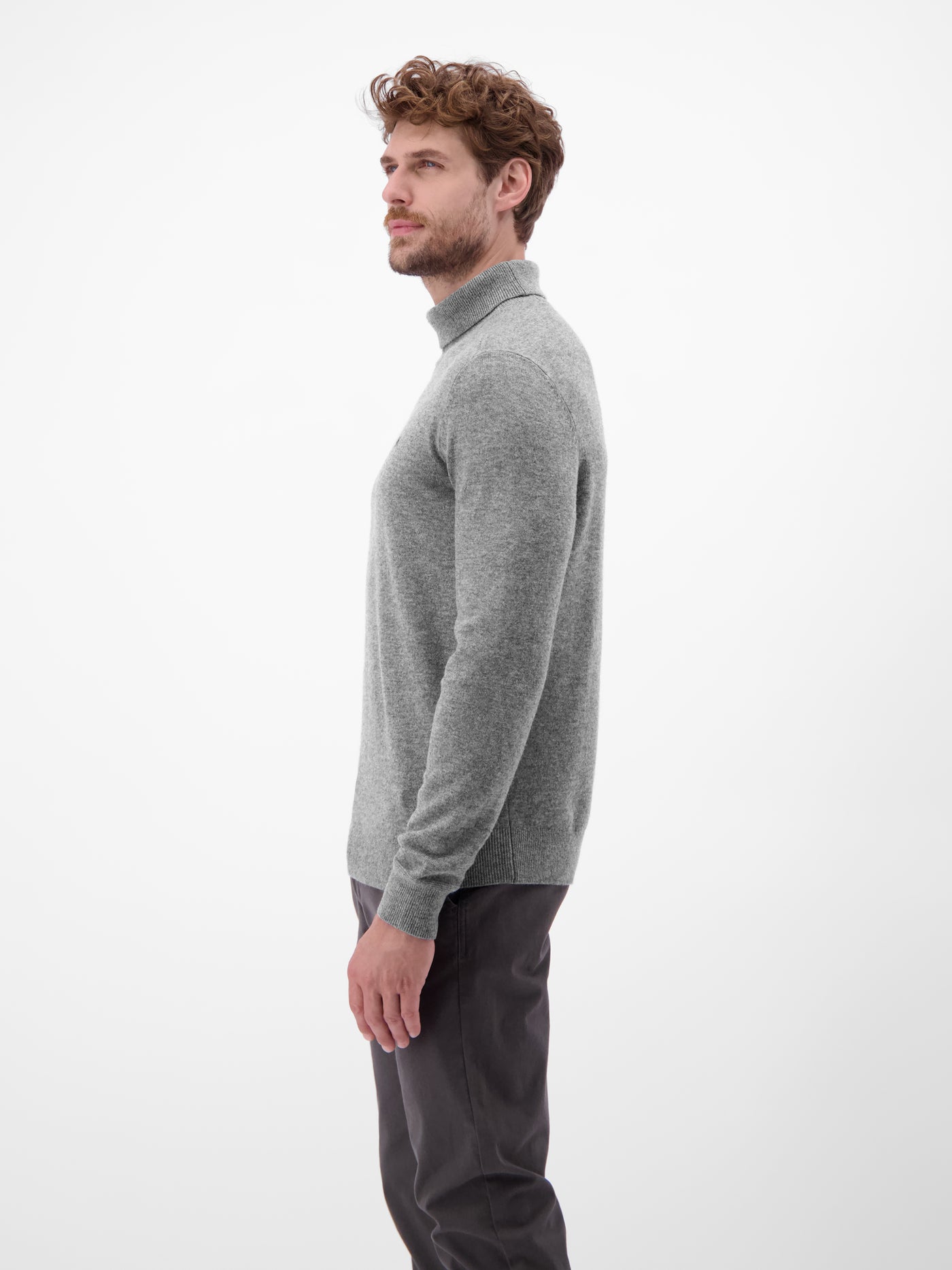 Herren Rollkragenpullover aus Woll-Kaschmir-Mix – lässige Optik, wärmender Tragekomfort - LERROS