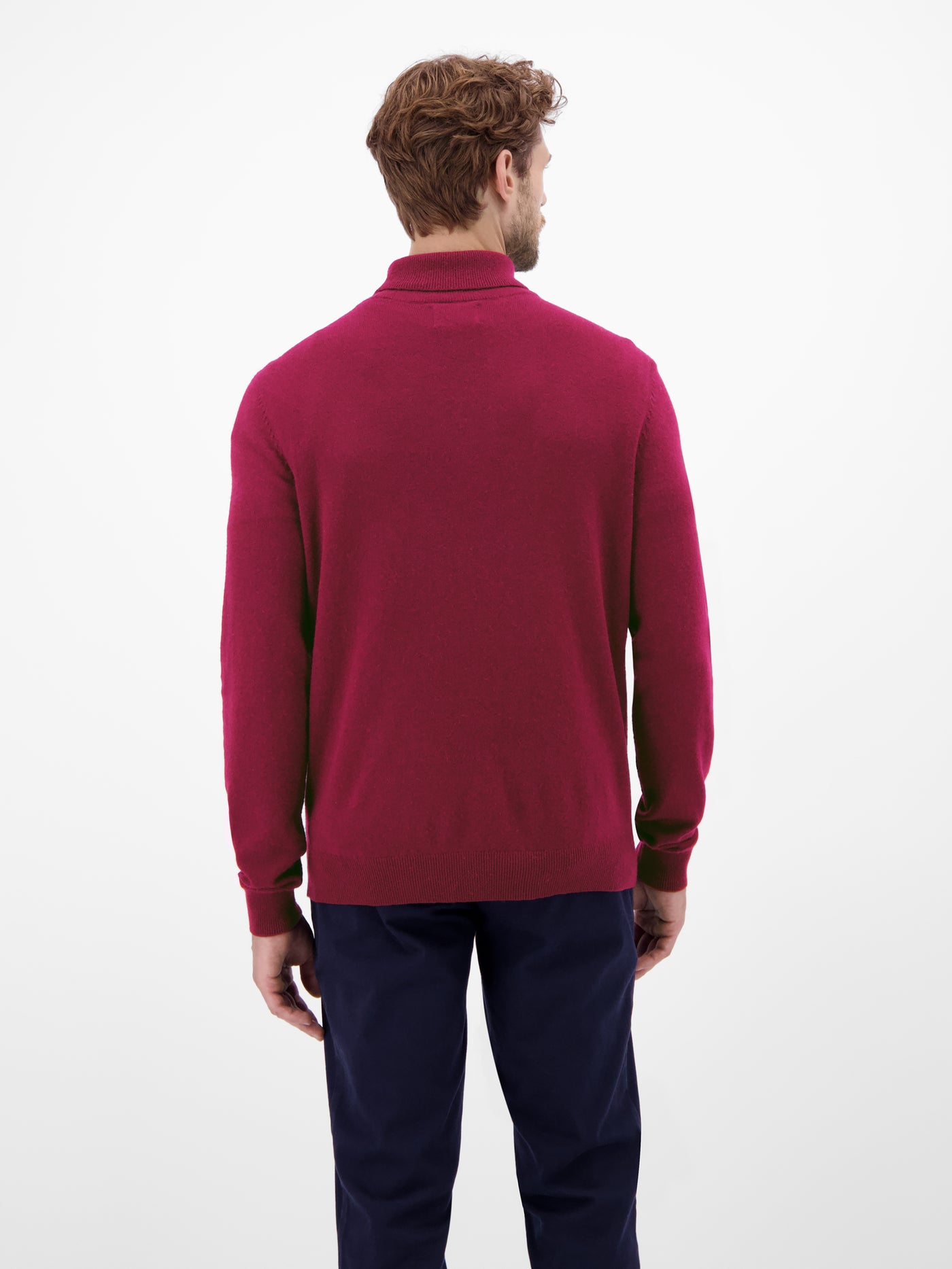 Herren Rollkragenpullover aus Woll-Kaschmir-Mix – lässige Optik, wärmender Tragekomfort - LERROS