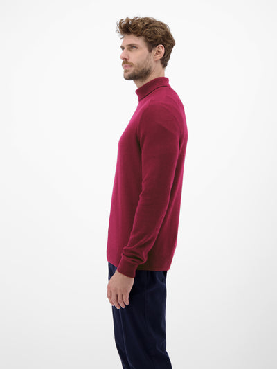 Herren Rollkragenpullover aus Woll-Kaschmir-Mix – lässige Optik, wärmender Tragekomfort - LERROS