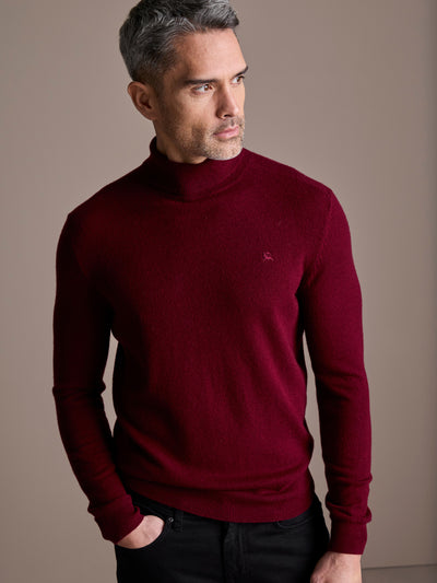 Herren Rollkragenpullover aus Woll-Kaschmir-Mix – lässige Optik, wärmender Tragekomfort - LERROS