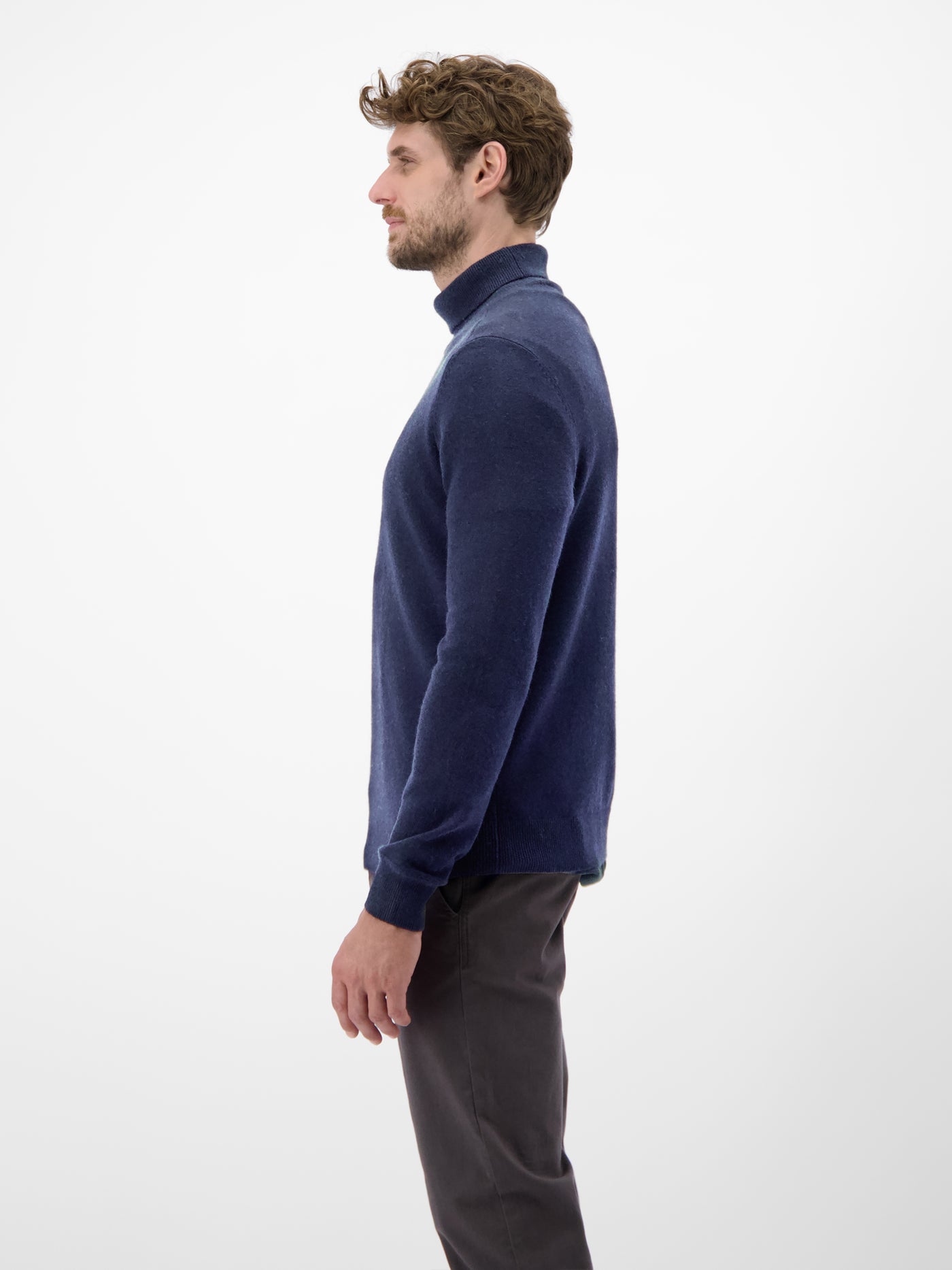 Herren Rollkragenpullover aus Woll-Kaschmir-Mix – lässige Optik, wärmender Tragekomfort - LERROS