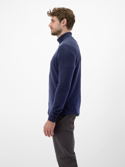 Herren Rollkragenpullover aus Woll-Kaschmir-Mix – lässige Optik, wärmender Tragekomfort - LERROS