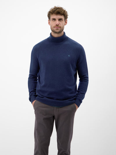 Herren Rollkragenpullover aus Woll-Kaschmir-Mix – lässige Optik, wärmender Tragekomfort - LERROS