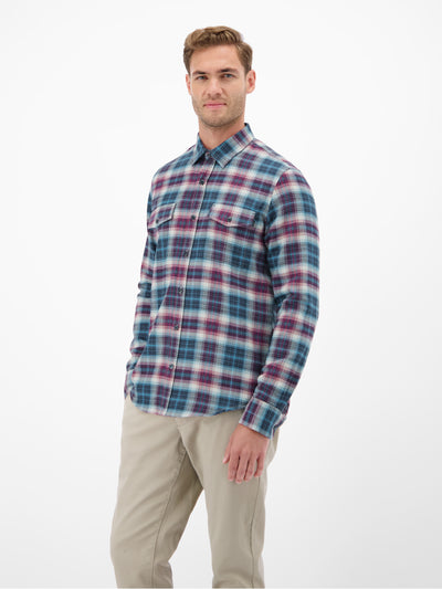 Casual Flanellhemd - weicher Twill, starker Style - LERROS
