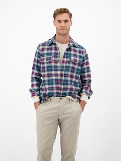 Casual Flanellhemd - weicher Twill, starker Style - LERROS