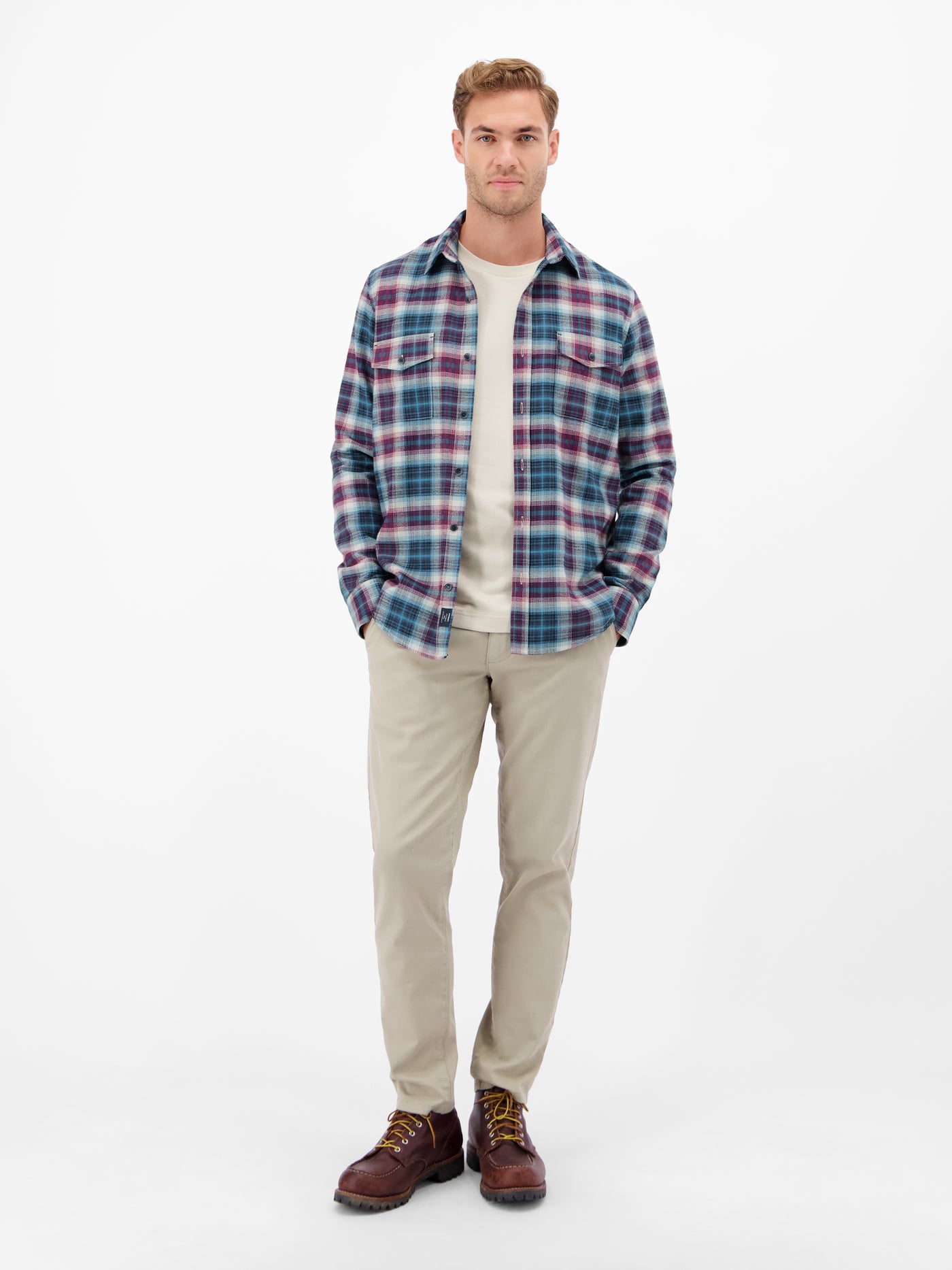 Casual Flanellhemd - weicher Twill, starker Style - LERROS