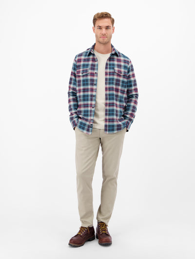 Casual Flanellhemd - weicher Twill, starker Style - LERROS