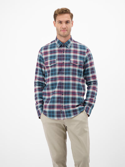 Casual Flanellhemd - weicher Twill, starker Style - LERROS