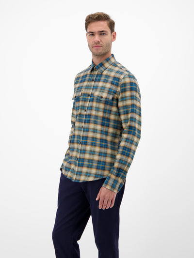 Casual Flanellhemd - weicher Twill, starker Style - LERROS